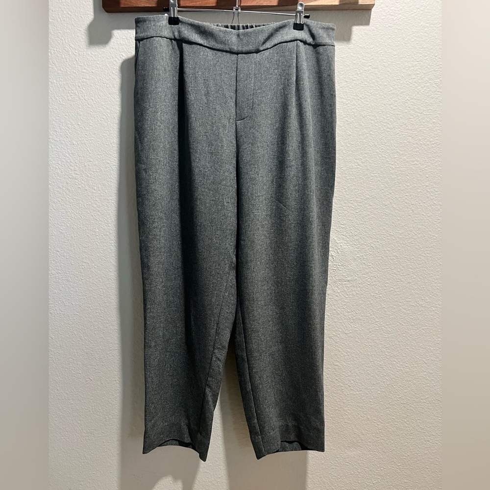 Ankle length heather gray dress pants (size XL)